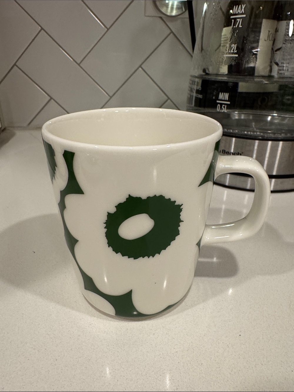 NWT marimekko rare unikko 60th anniversary mug